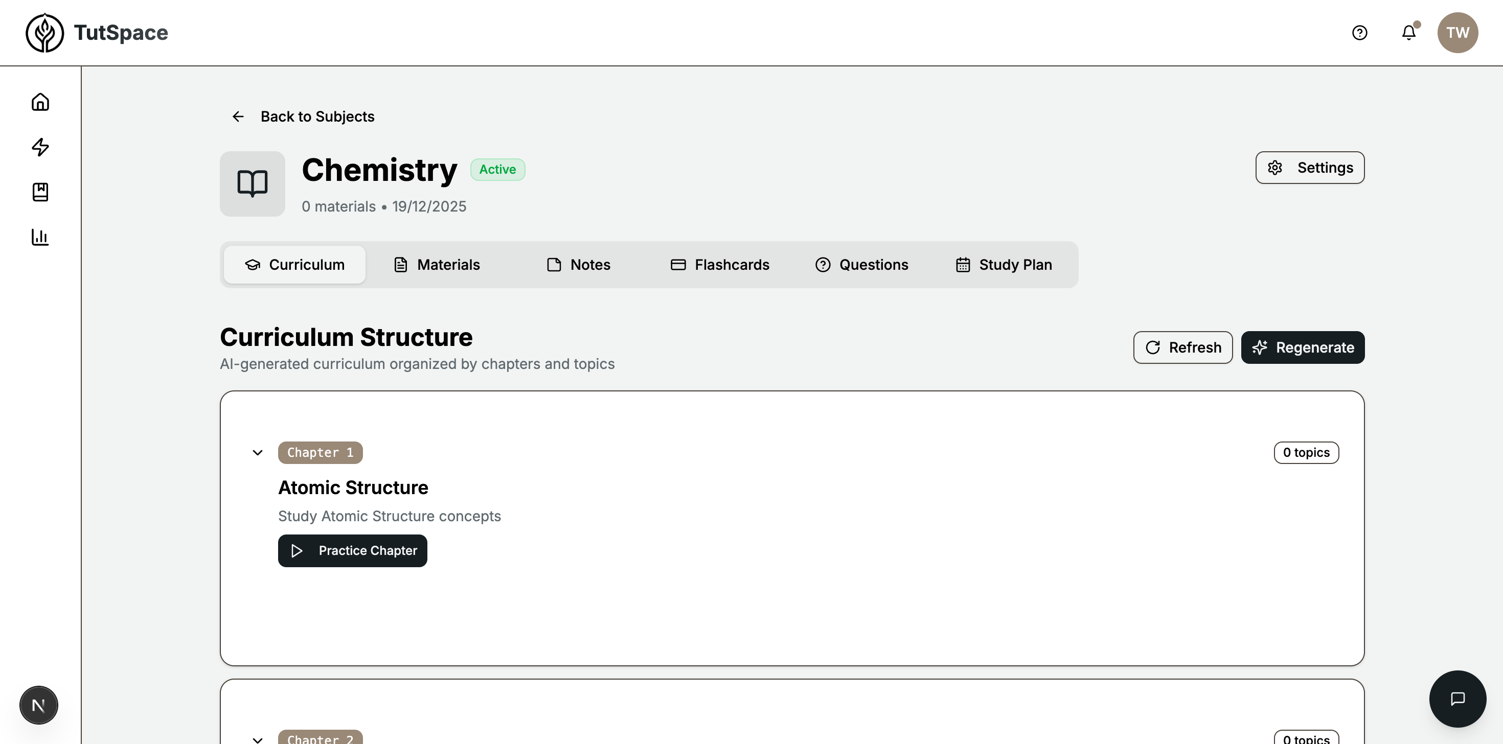 Curriculum management